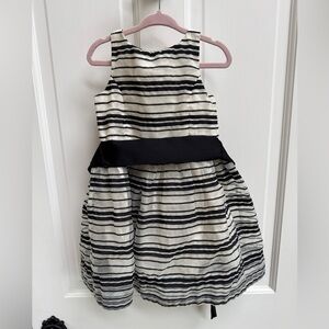 NWOT Polo by Ralph Lauren 3T Girls Black & Cream Sleeveless Formal Dress